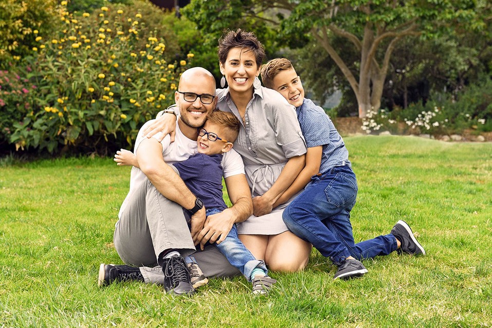 Family Portrait at Espirit Park, S.an Francisco Family Portrait